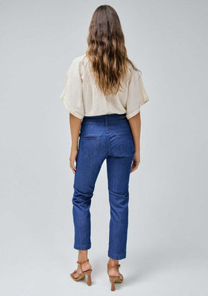 Salsa Secret Cropped Slim Leg Jeans, Blue
