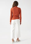 Salsa Metallic Applique Knit Jumper, Orange