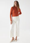 Salsa Metallic Applique Knit Jumper, Orange