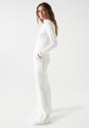 Salsa Metallic Applique Knit Jumper, Pearl