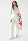 Salsa Metallic Applique Knit Jumper, Pearl