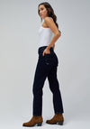 Salsa True Slim Cropped Jeans, Dark Blue