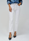 Salsa True Cropped Slim Jeans, White