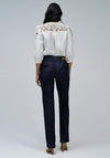 Salsa Jeans Secret Chino Push In Straight Leg Jeans, Dark Blue