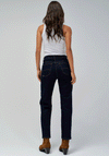 Salsa True Slim Cropped Jeans, Dark Blue Denim