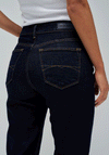 Salsa True Slim Cropped Jeans, Dark Blue Denim
