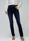 Salsa Secret Push In Slim Leg Jeans, Dark Blue