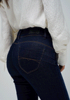 Salsa Secret Push In Slim Leg Jeans, Dark Blue