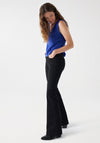 Salsa Secret Push In Flare Leg Jeans, Black