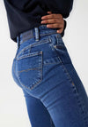 Salsa Destiny Push Up Cropped Slim Jeans, Blue