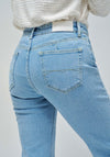 Salsa Secret True Cropped Slim Leg Jeans, Light Blue