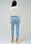 Salsa Secret True Cropped Slim Leg Jeans, Light Blue