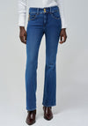 Salsa Secret Push in Bootcut Jeans, Medium Blue