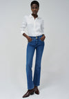 Salsa Secret Push in Bootcut Jeans, Medium Blue