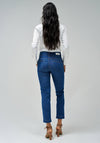 Salsa Jeans Secret Chino Cropped Slim Jeans, Blue