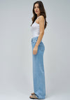 Salsa Jeans Wide Leg Jeans, Light Denim Wash