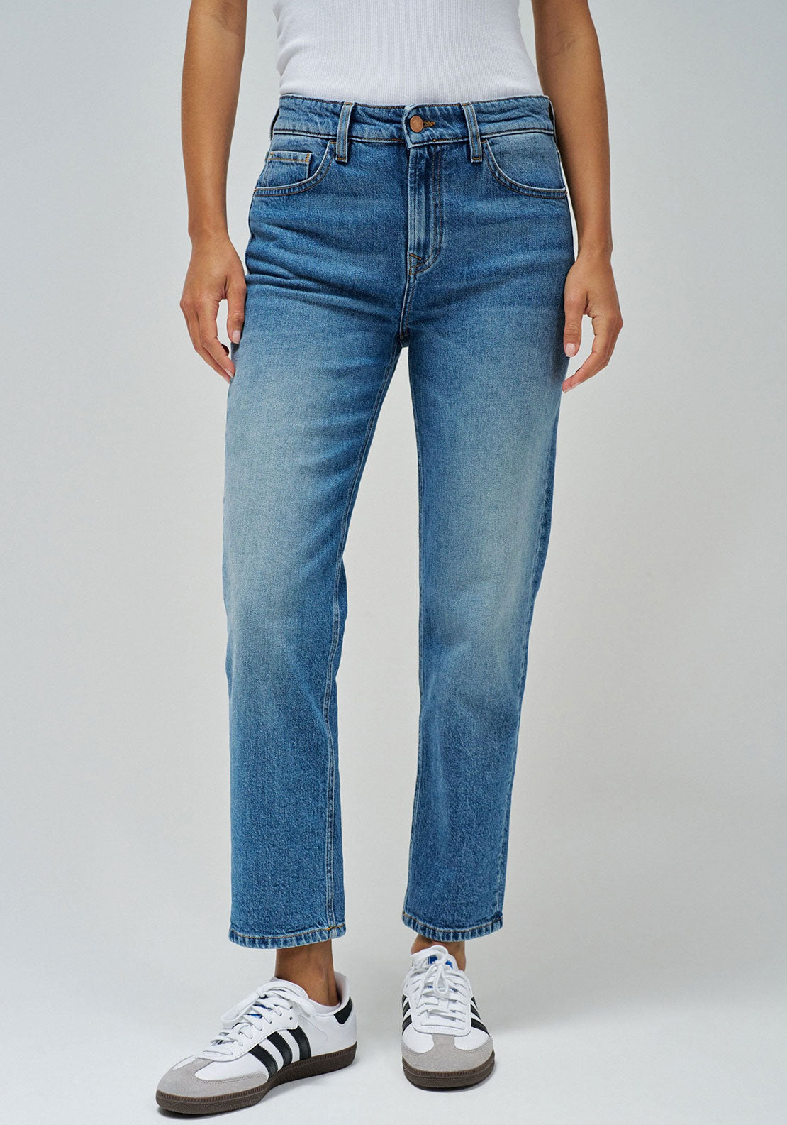 Salsa True Slim Leg Jeans, Medium Blue