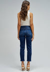 Salsa Jeans True Cropped Slim Jeans, Dark Blue