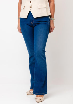 Salsa Secret Soft Touch Bootcut Jeans, Blue