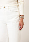 Salsa Culotte Wide Leg Jeans, White