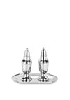 Newbridge Silverware Salt and Pepper Set with Tray