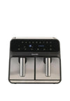 Salter 7.6l Dual Air Pro Air Fryer, Black