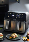 Salter 7.6l Dual Air Pro Air Fryer, Black
