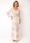 Samantha Jane Melissa Sequin Maxi Dress, Blush Pink