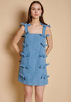 SISTER JANE LARSSON BOW MINI DRESS