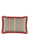 Sanderson Enys Garden 60x40cm Cushion, Jade and Blush