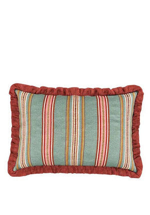 Sanderson Enys Garden 60x40cm Cushion, Jade and Blush