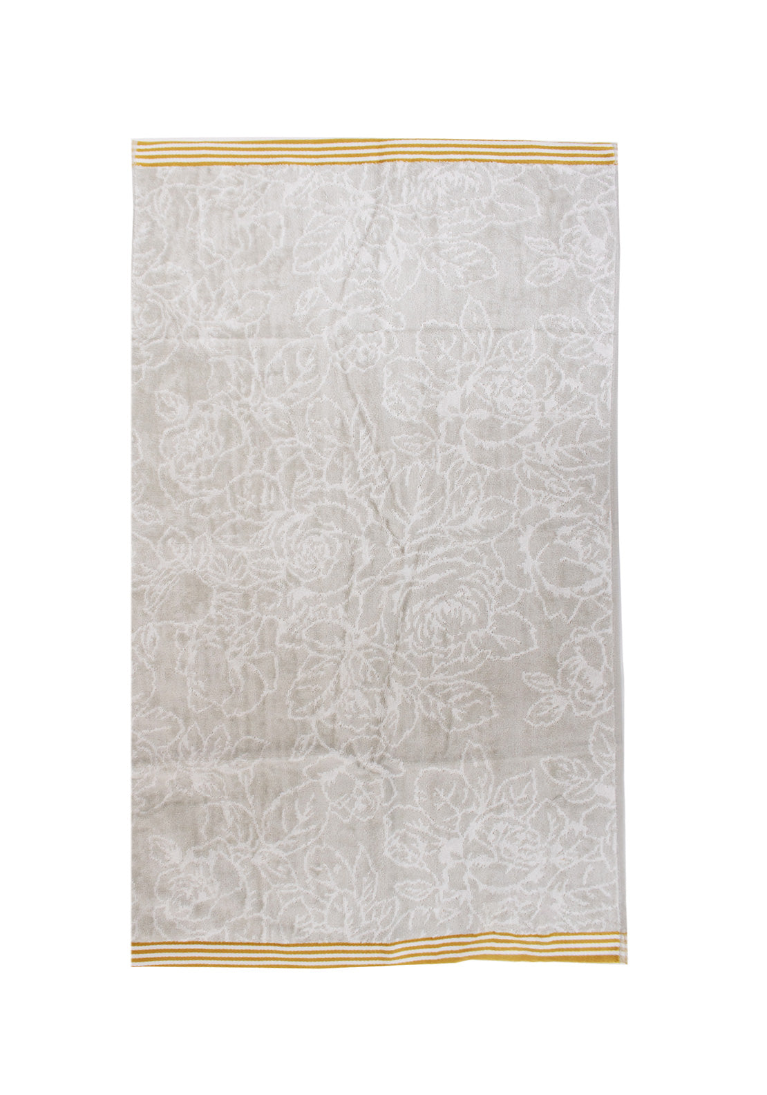 Sanderson Chelsea Rose Cotton Towel, Silver