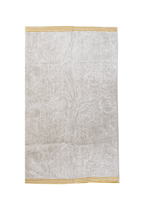 Sanderson Chelsea Rose Cotton Towel, Silver