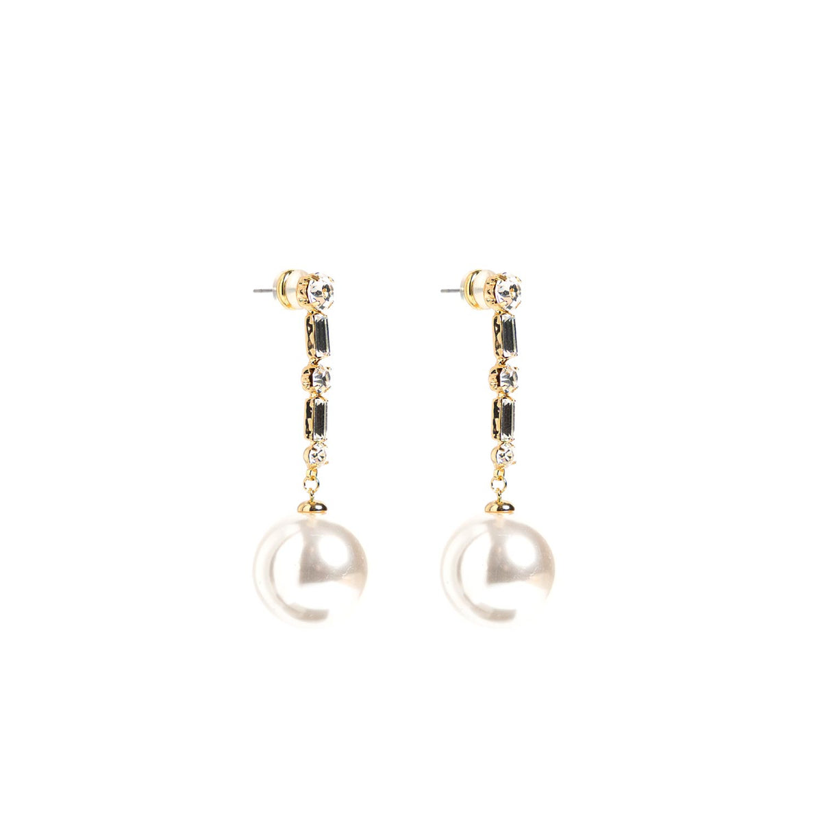 Sandra’s Signature Collection Sandra Pearl Drop Earrings, Gold