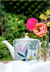 Sara Miller Orchard Teapot, Duck Egg