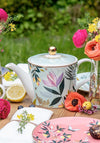 Sara Miller Orchard Teapot, Duck Egg