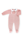 Sardon Baby Girl Knit Babygrow, Pink