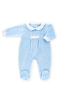 Sardon Baby Boy Polka Dot Babygrow, Blue