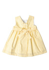 Sardon Baby Girl Stripe Sleeveless Dress, Yellow