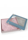 Sardon Baby Ribbon Knit Shawl, Pink