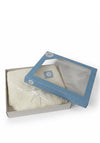 Sardon Baby Ribbon Knit Shawl, Off White