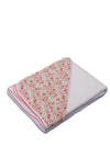 Sardon Baby Girl Floral Hooded Towel, White Multi
