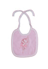 Sardon Baby Girl Unicorn Hooded Towel and Bib Set, Pink