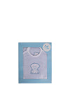Sardon Baby Boy Dog Hooded Towel and Bib Set, Blue