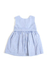 Sardon Baby Girl Stripe Sleeveless Dress, Blue