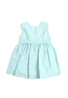 Sardon Baby Girl Stripe Sleeveless Dress, Green