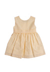 Sardon Baby Girl Stripe Sleeveless Dress, Yellow