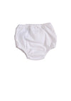 Sardon Baby Girl Frill Bow Pant, White