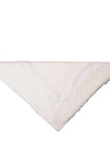 Sardon Baby Knit Ribbon Blanket, White
