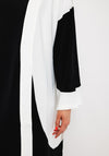 Ever Sassy Open Front Longline Jacket, White